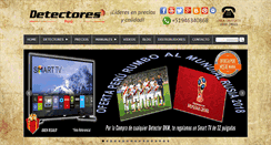 Desktop Screenshot of detectoresperu.com