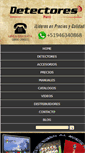 Mobile Screenshot of detectoresperu.com